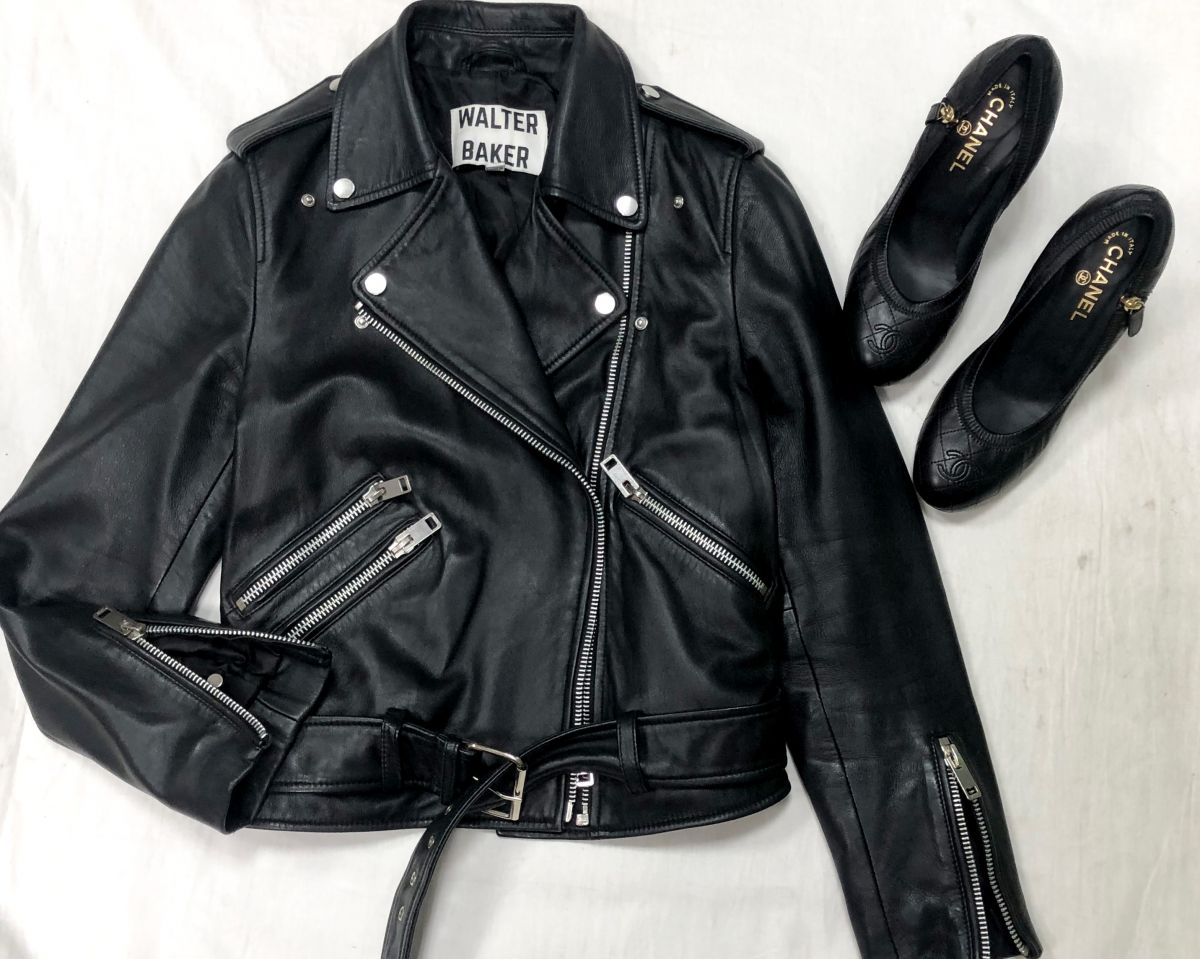 Куртка /кожа/ WALTER BAKER размер S цена 15 655 руб
