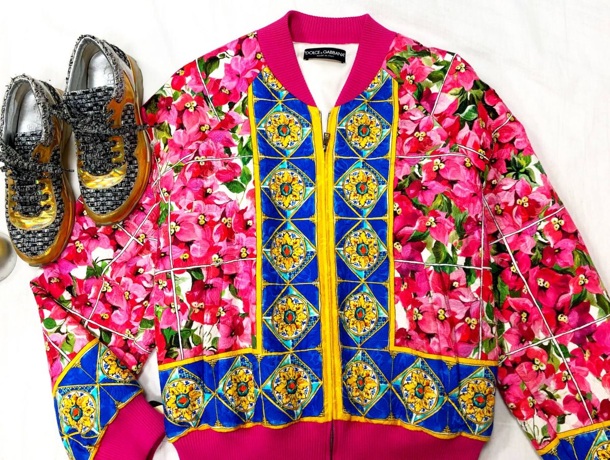 Бомбер DOLCE GABBANA размер S цена 25 625 руб 