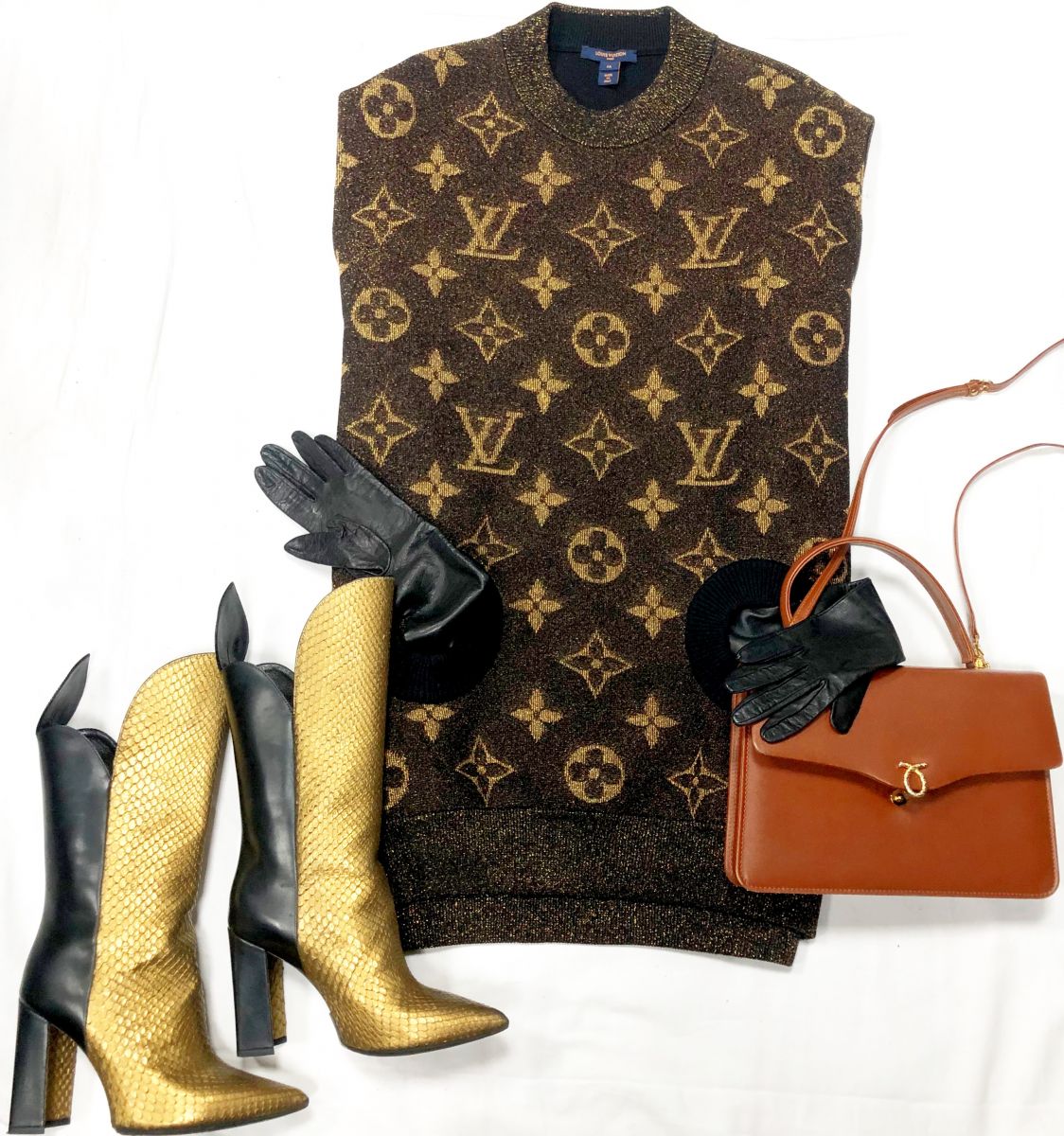 Кейп /люрекс/ LOUIS VUITTON размер М цена 70 385 руб 