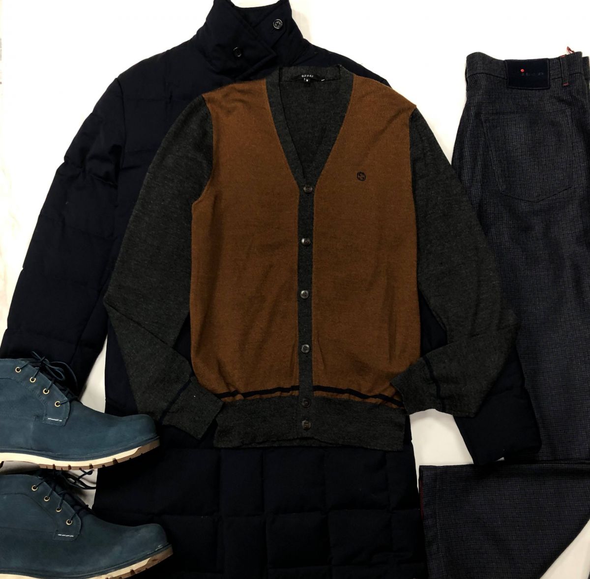#MECHTAMENКуртка ZEGNA размер L цена 31 310 руб Кардиган GUCCI размер S цена 15 655 рубБрюки KITON размер 52 цена 15 655 рубБотинки TIMBERLAND размер 46 цена 10 959 руб /новые/