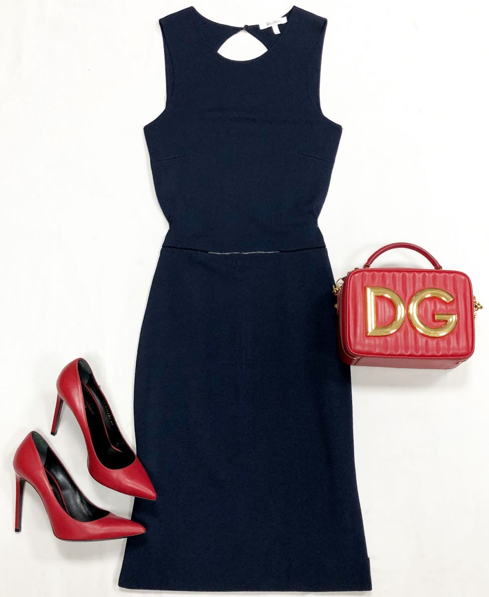 Платье Max Mara размер M цена 7 828 руб
Туфли Saint Laurent размер 40 цена 12 524 руб
Сумка Dolce Gabbana