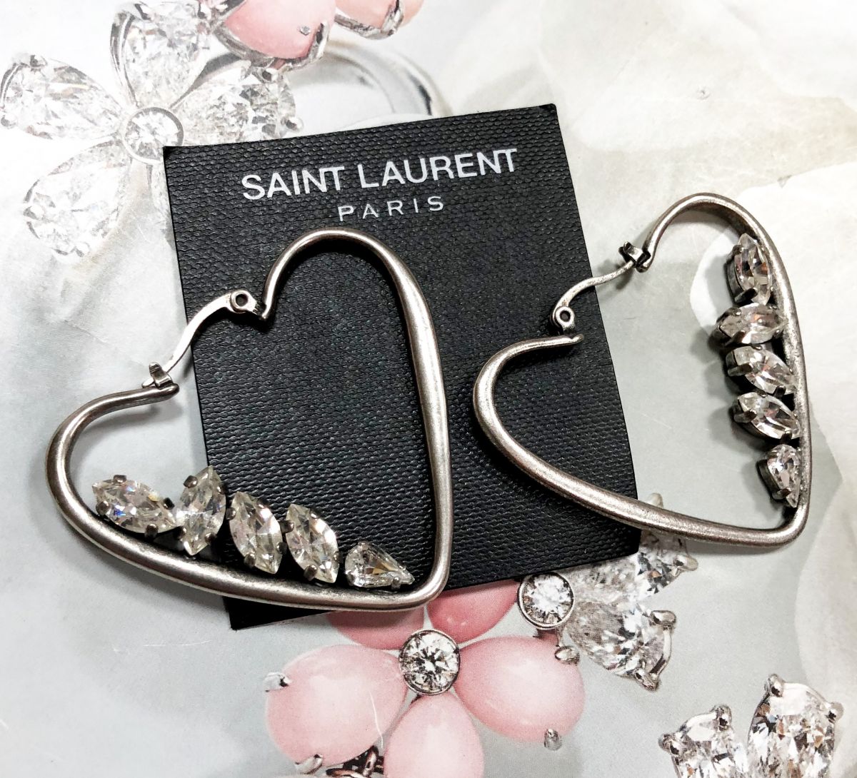 Серьги/ камни/ Saint Laurent цена 18 786 руб
