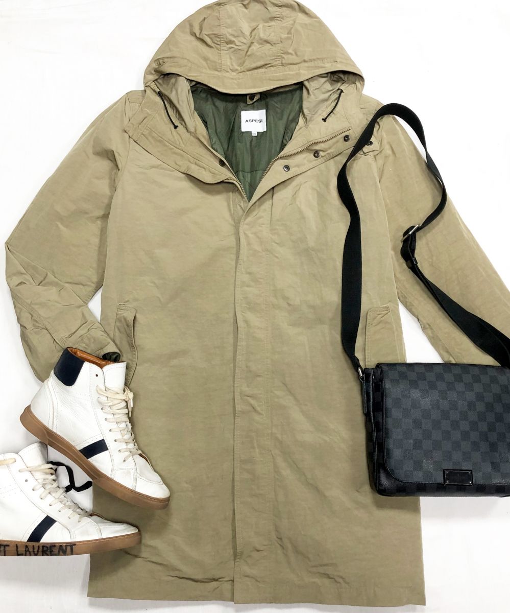 #mechtamen Плащ Aspesi размер XXXL цена 23 483 руб
Кеды Saint Laurent размер 43 цена 15 655 руб
Сумка Louis Vuitton