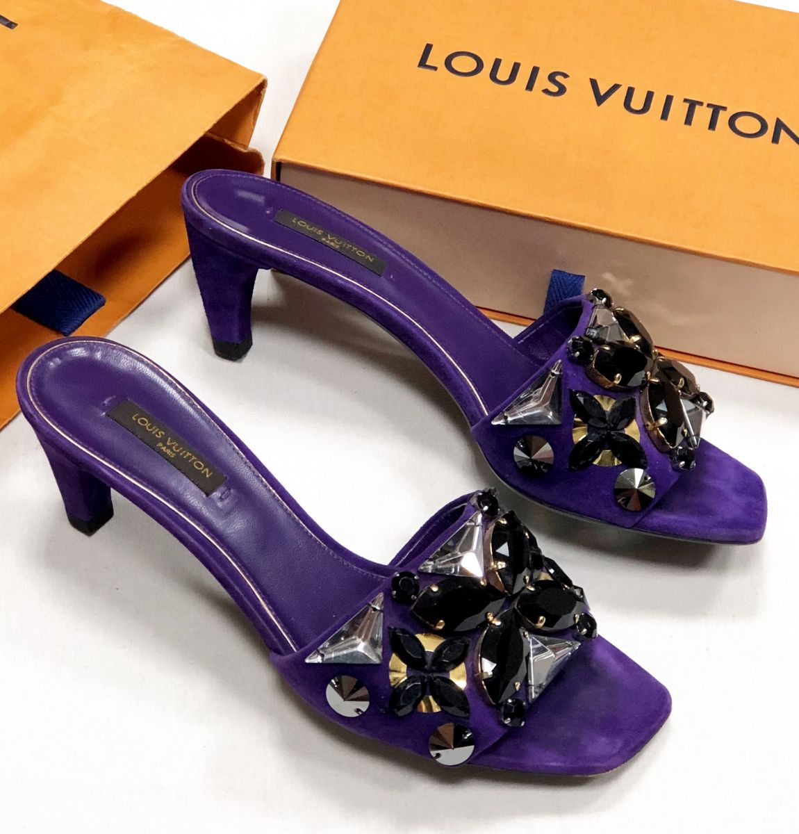 Сабо /камни/ Louis Vuitton размер 37.5 цена 7 828 руб