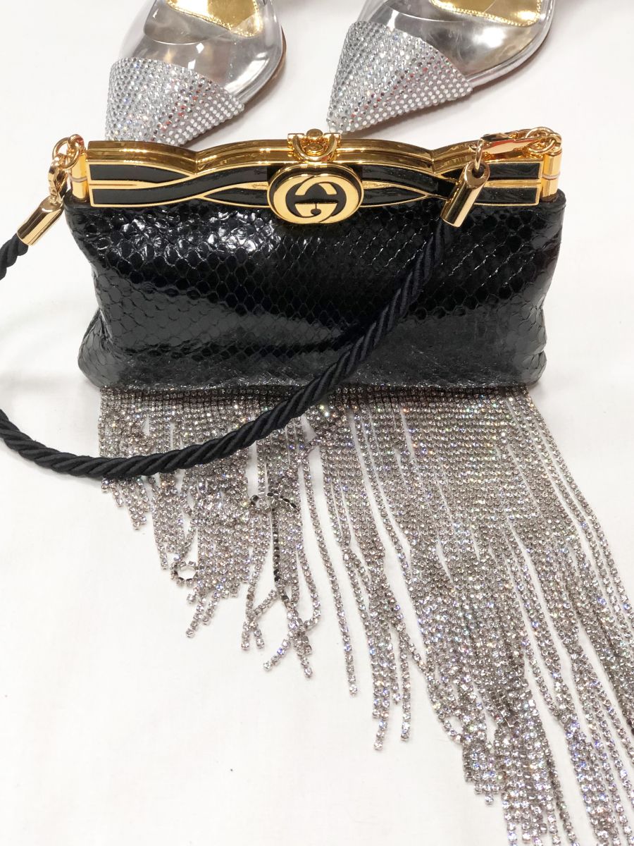 Клатч /питон/стразы/GUCCI размер 20/12 цена 61 540 руб 