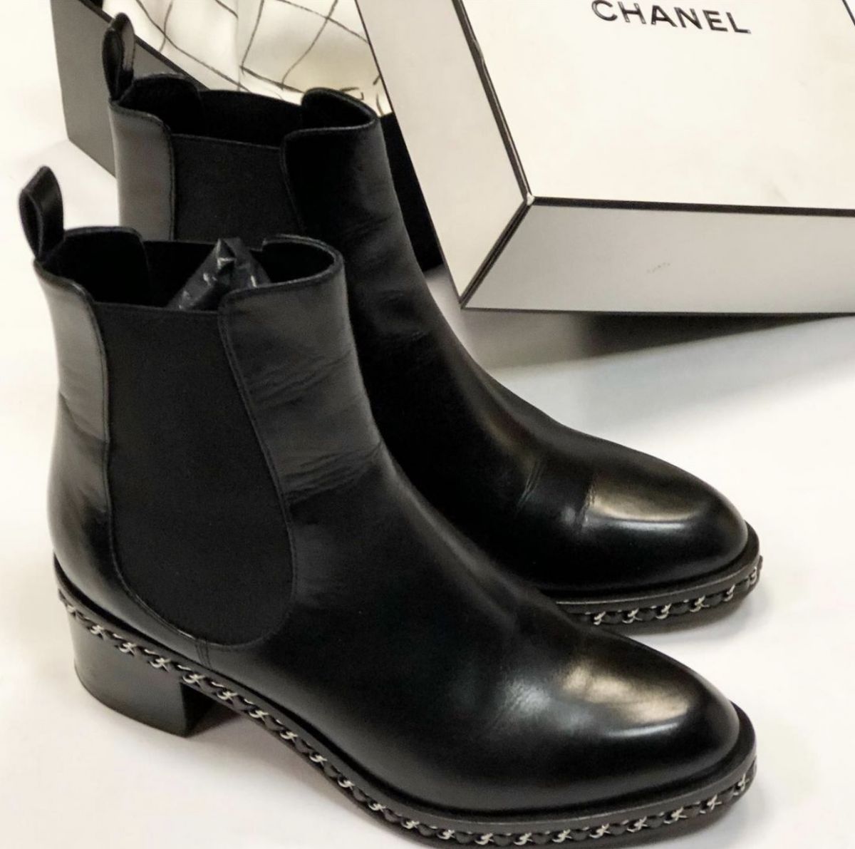 Ботинки Chanel  размер 41 цена 30 770 руб