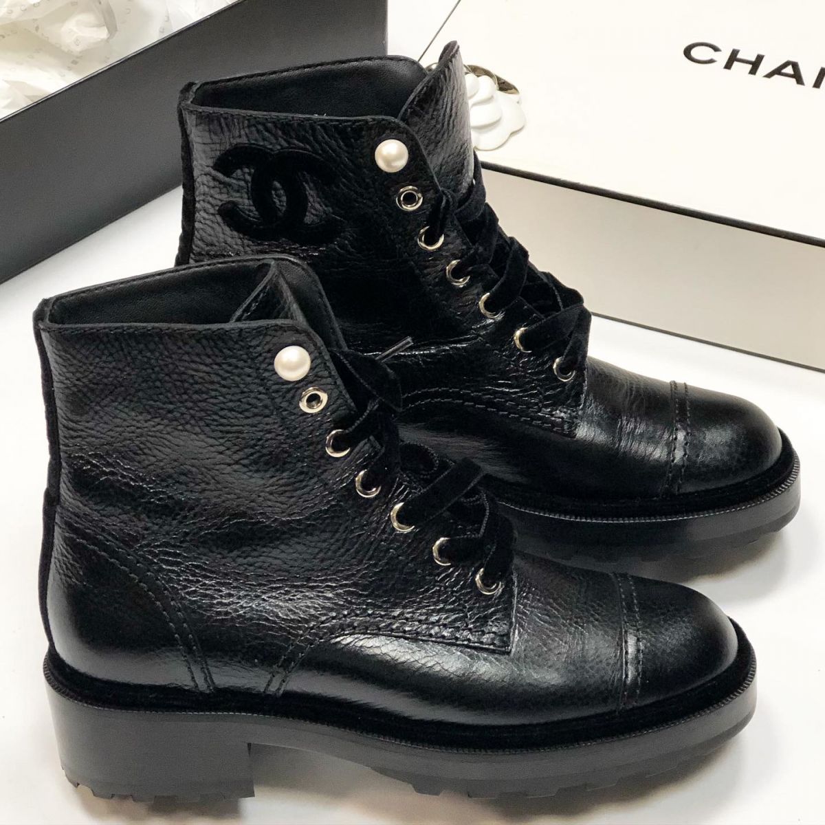 Ботинки Chanel размер 38 цена 53 847 руб /новые/ 