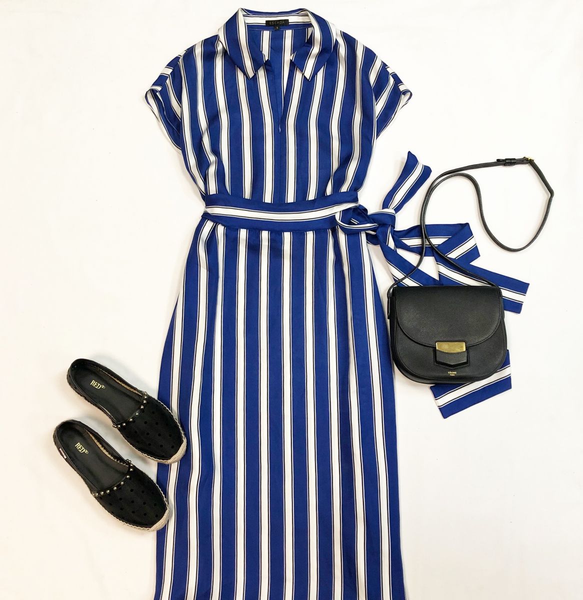 Платье Escada размер S цена S цена 7 693 рубЭспадрильи Red Valentino размер 37 цена 4 616 рубСумка Celine