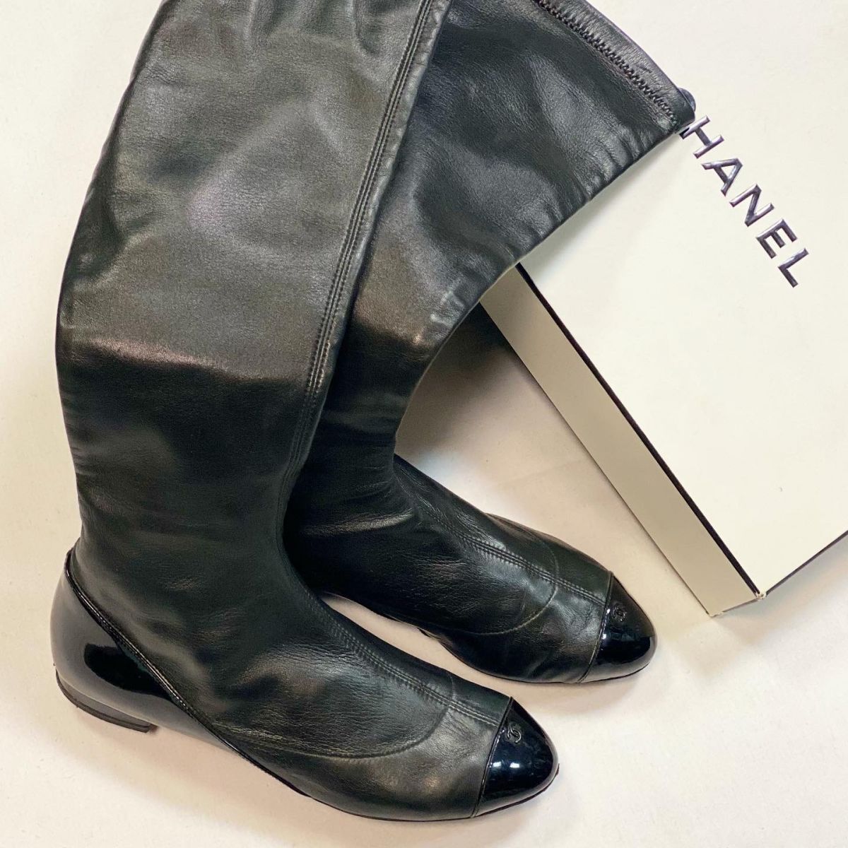 Сапоги Chanel размер 38.5 цена 23 078 руб 