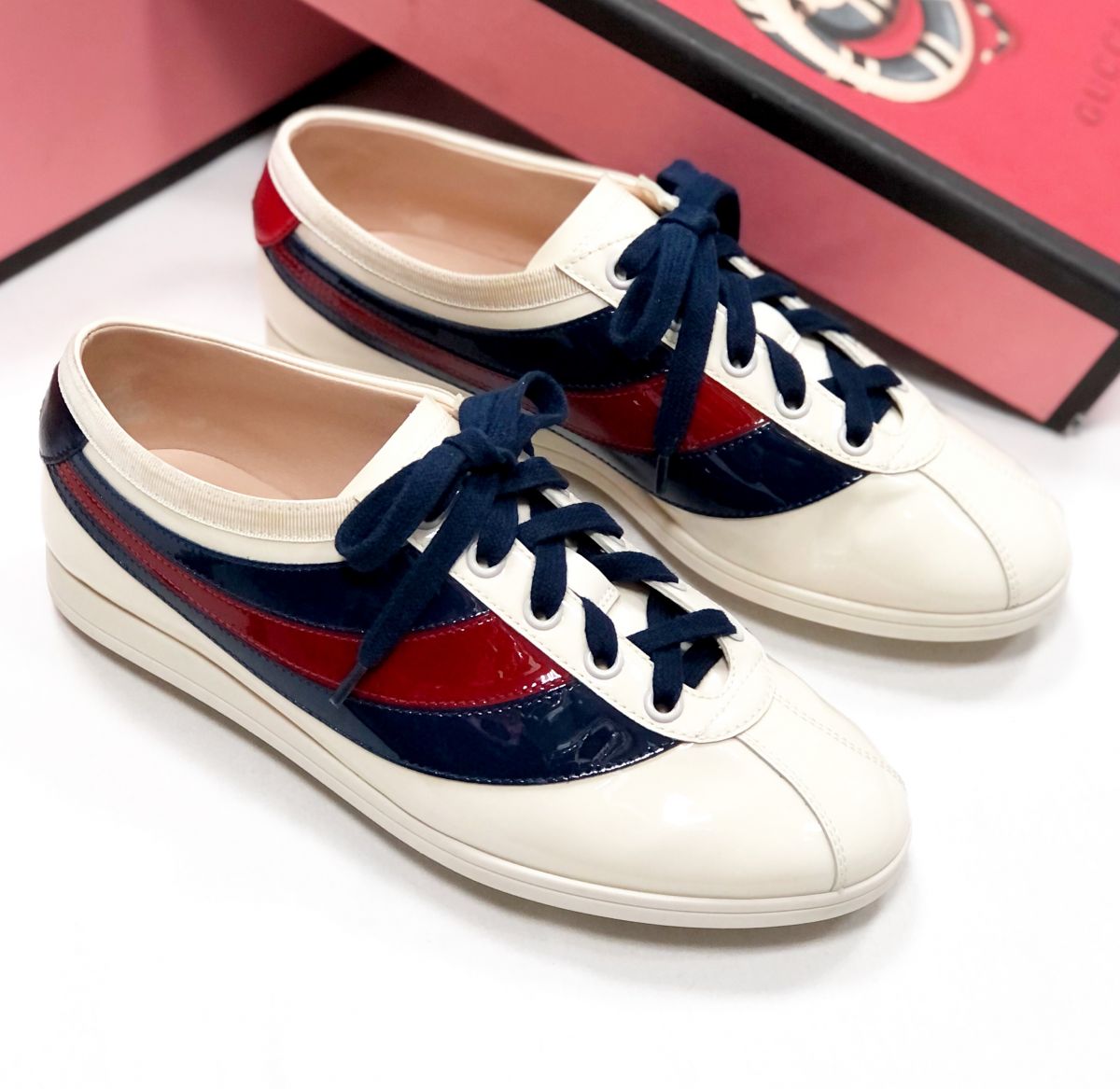 Кеды Gucci размер 36.5 цена 23 078 руб 