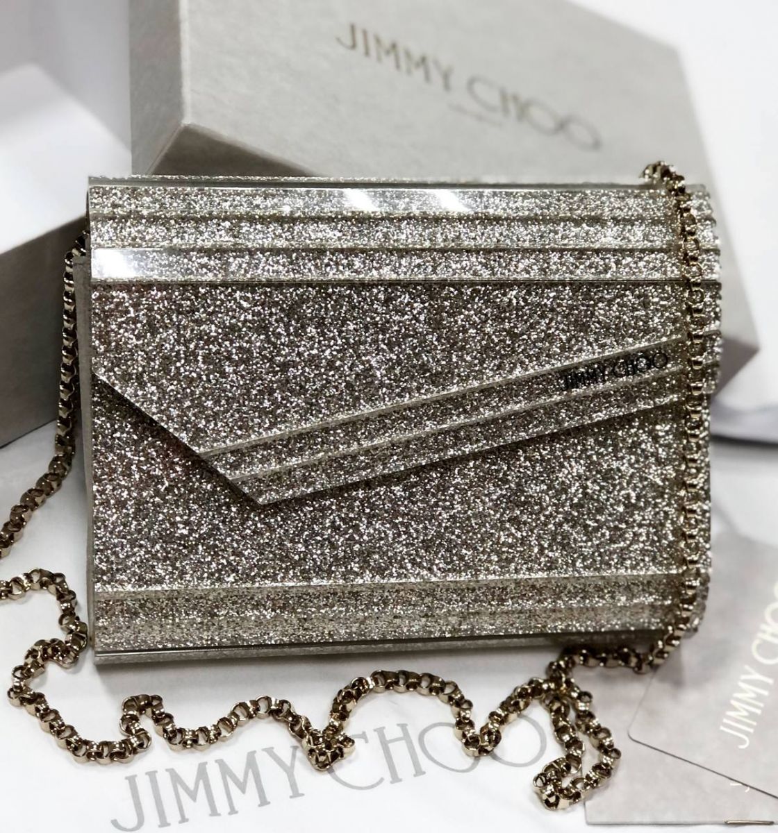 Сумочка Jimmy Choo размер 16/12 цена 62 620 руб