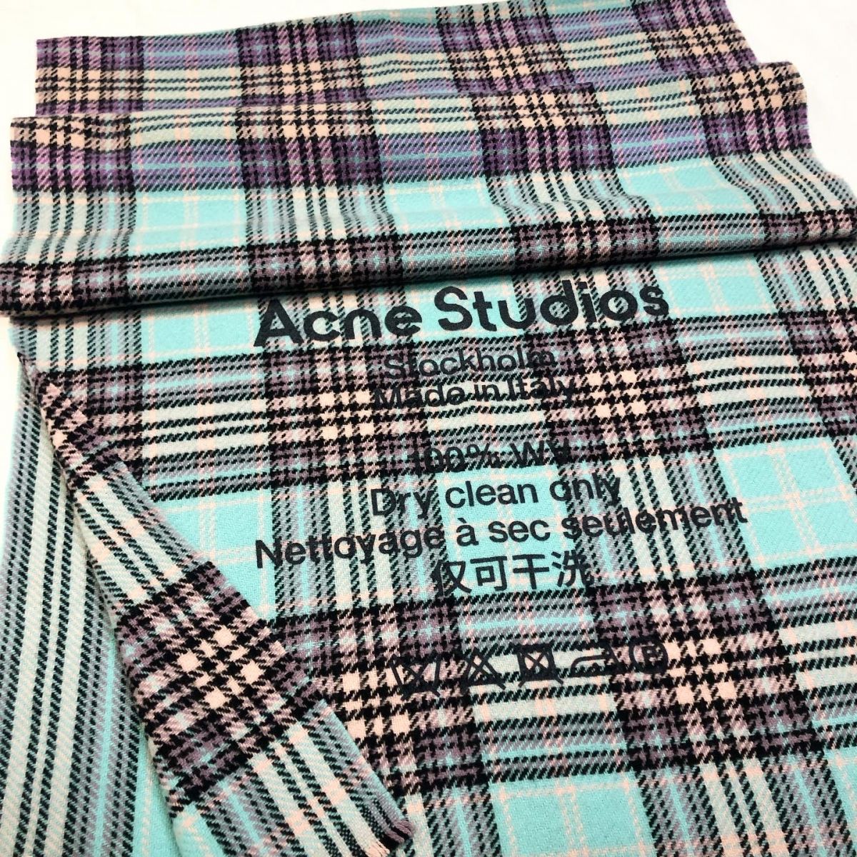 Палантин Acne Studio размер 220/70 цена 9 231 руб 