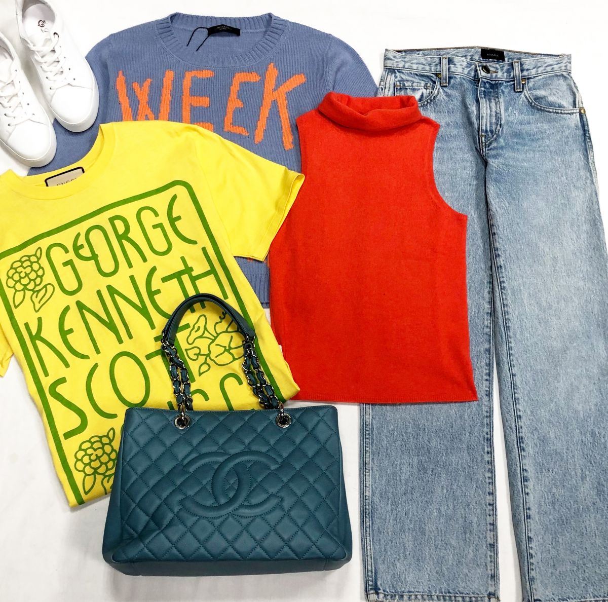 
Футболка Gucci размер 42 цена 23 483 руб
Кофта Weekend/ Max Mara/ размер L цена 10 959 руб
Топ Alude размер XS цена 4 697 руб
Джинсы Khaite размер 24 цена 15 655 руб
Кеды LORO PIANA размер 37.5 цена 31 310 руб
Сумка Chanel