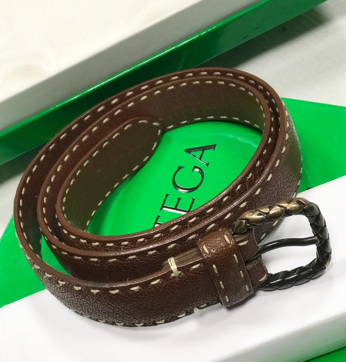 Ремень Bottega Veneta размер 90/36 цена 7 828 руб