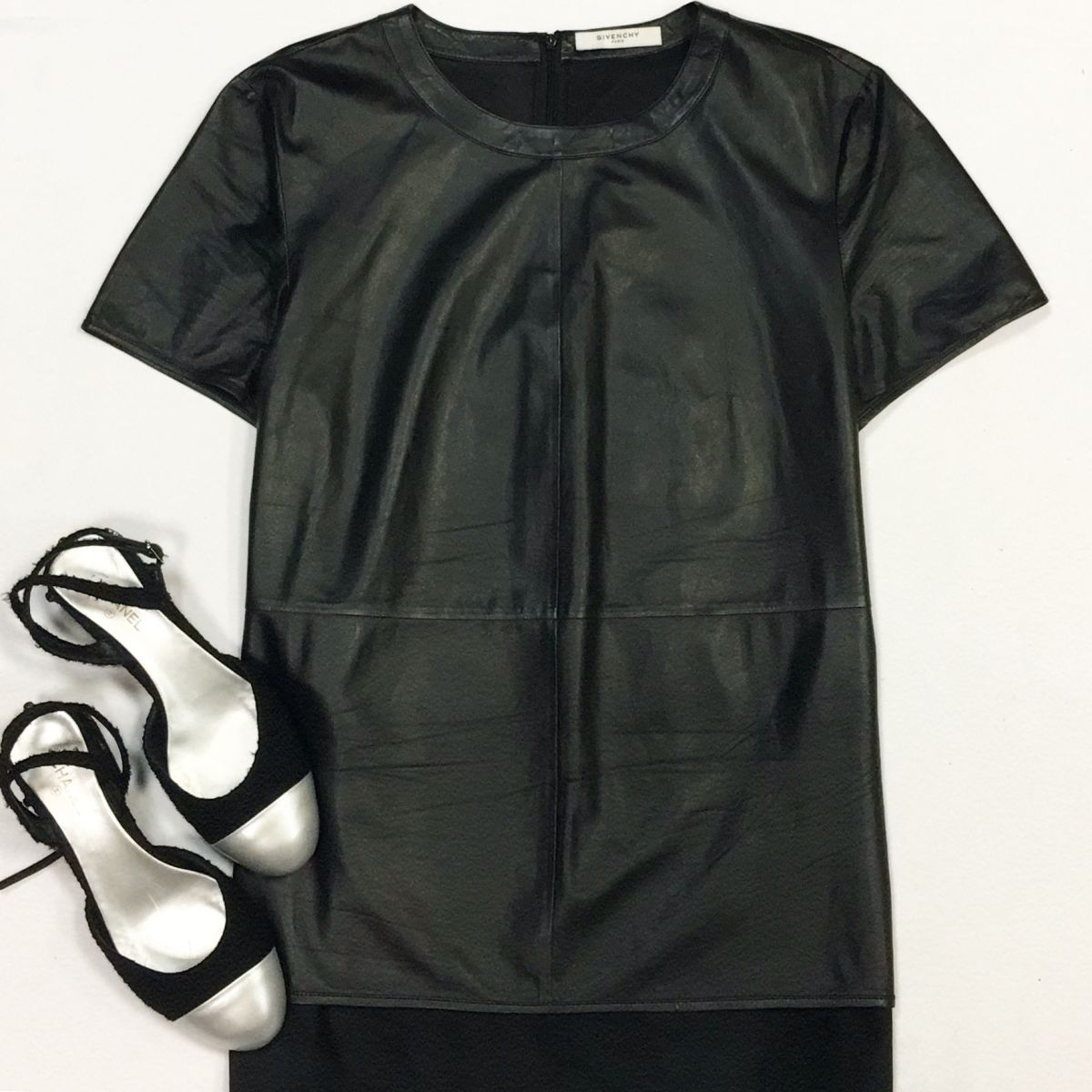 Кофта/кожа/GIVENCHY размер 40 цена 15 385 рубБосоножки CHANEL  размер 39.5 цена 30 770 руб