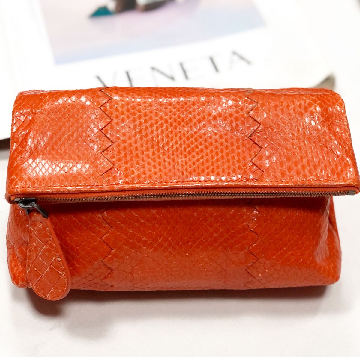 Клатч BOTTEGA VENETA размер 20/12 цена 46 965 руб
