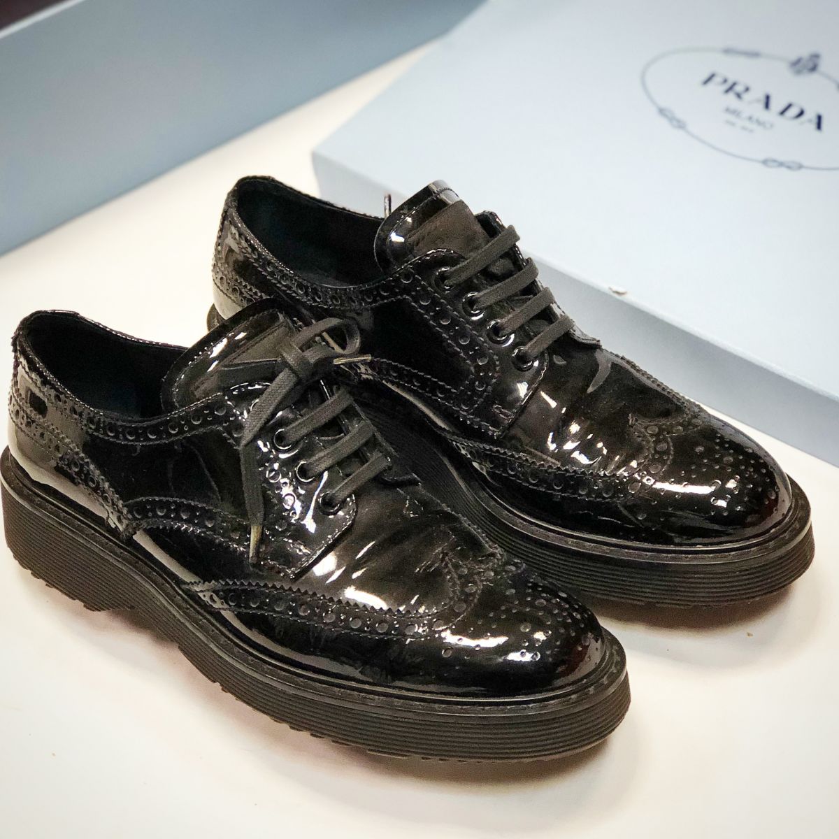 Ботинки Prada размер 37 цена 10 770 руб