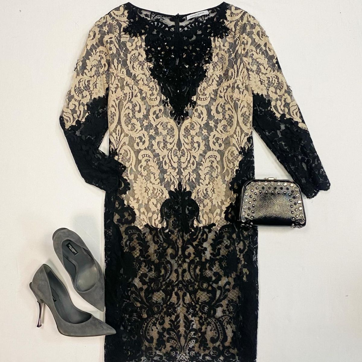 Платье/шитьё/ камни/ бисер / пайетки / ZUHAIR MURAD  размер 46 цена 30 770 руб 