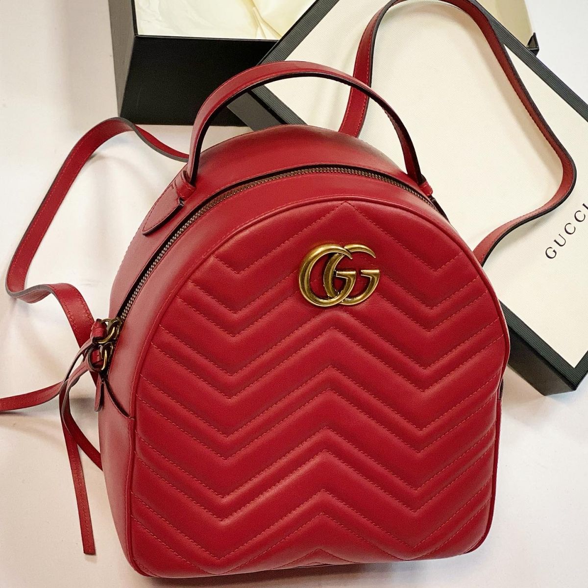 Рюкзак Gucci размер 20/25 цена 69 232 руб 