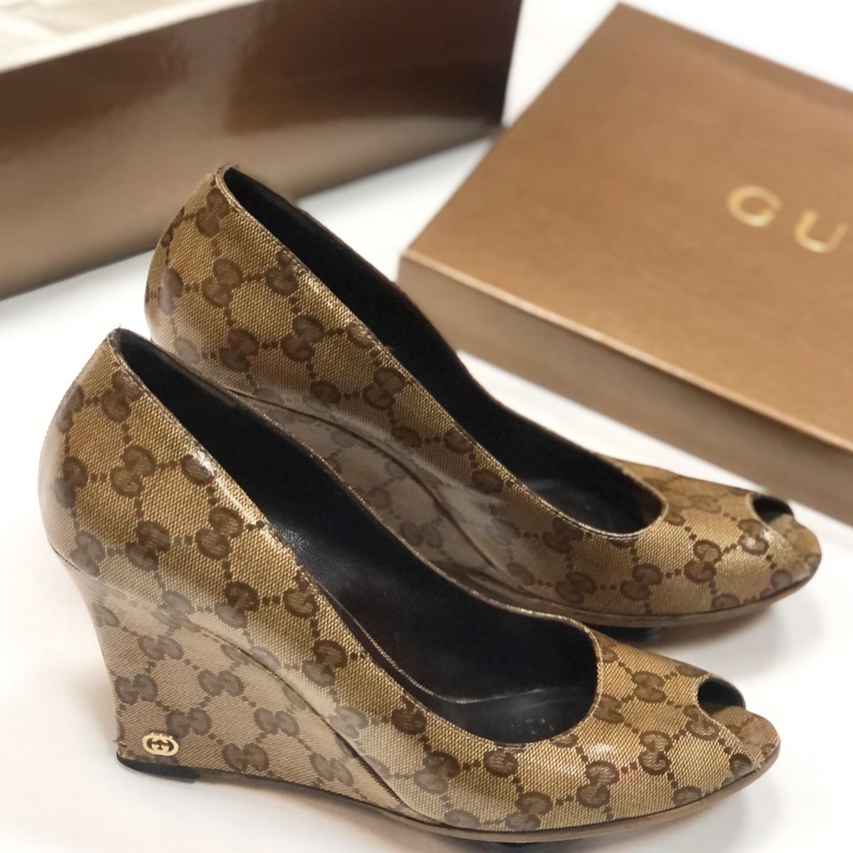Туфли Gucci размер 38.5 цена 7 693 руб 
