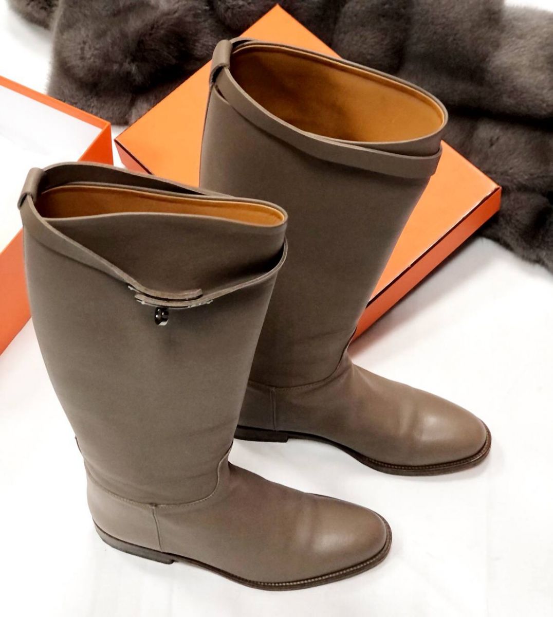 Сапоги HERMES размер 37 цена 61 540 руб 