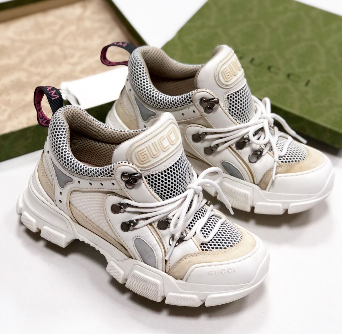 Кроссовки Gucci размер 37 цена 23 483 руб 