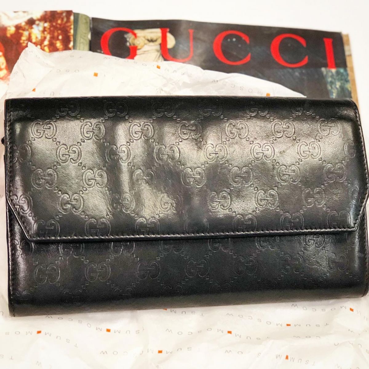 Портмоне - кошелёк для документов Gucci  цена 15 385 руб