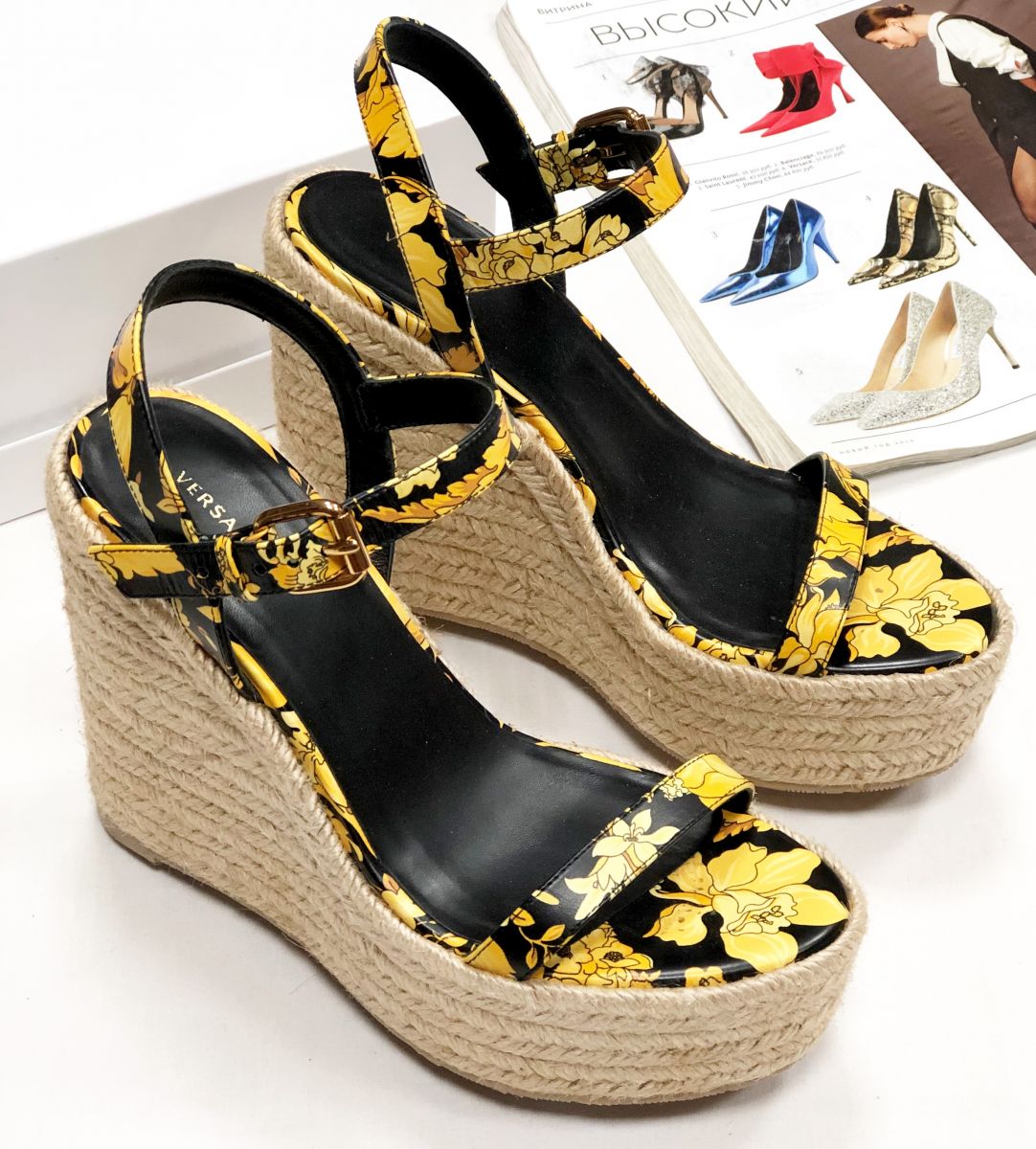 Босоножки Versace размер 38 цена 10 959 руб