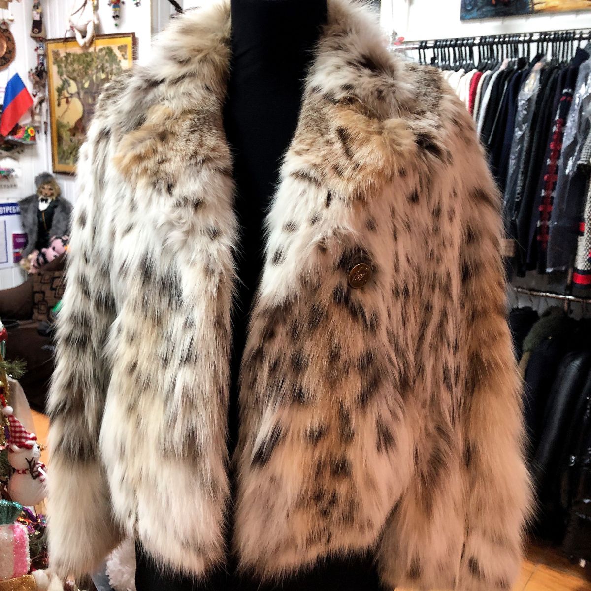 Шубка /рысь/ GUCCI размер S цена 156 554 руб 