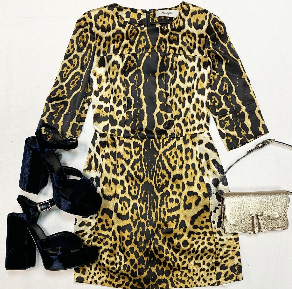Платье / шёлк / YSL размер 38 цена 10 770 руб Босоножки Jil Sander размер 39.5 цена 15 385 рубСумка Christian Dior