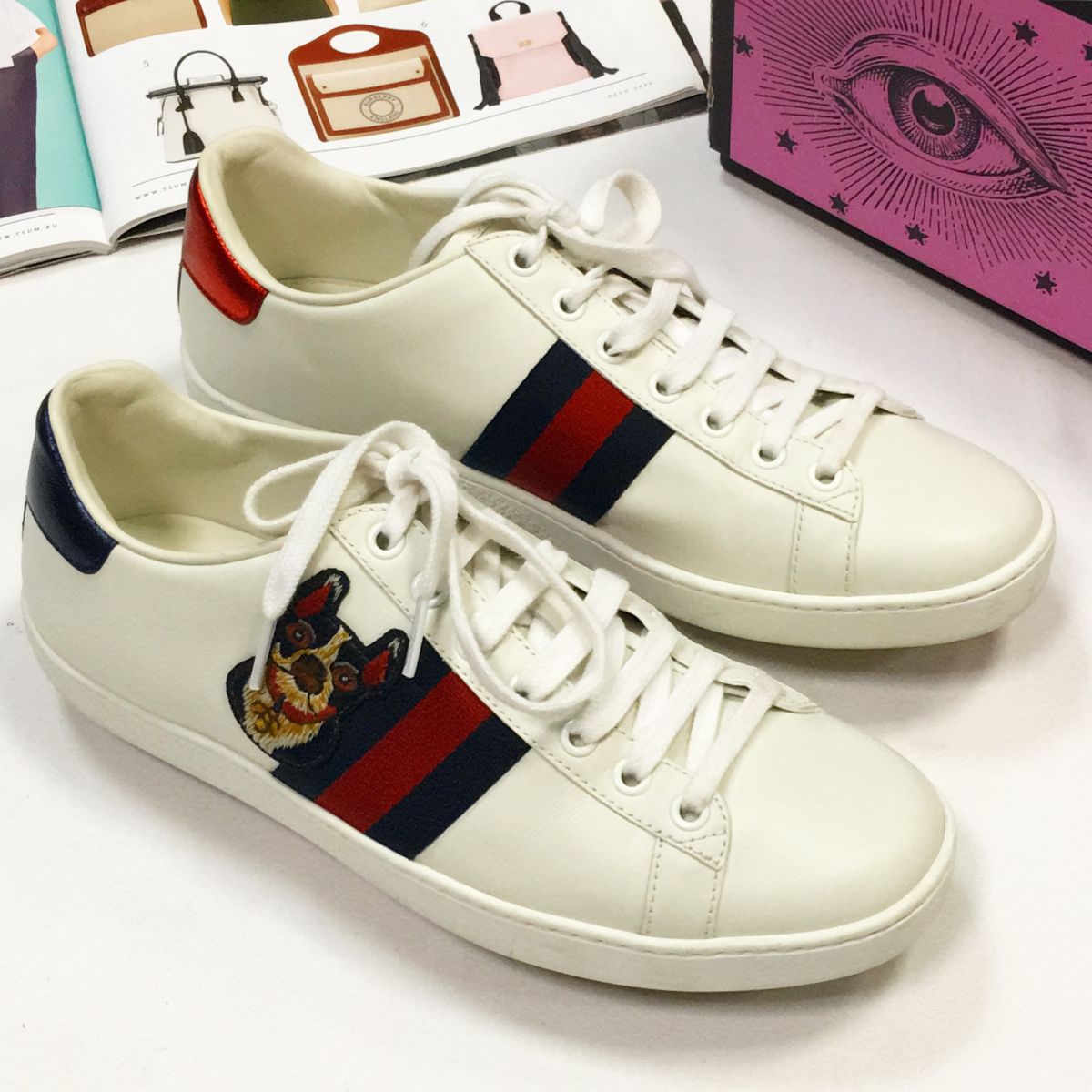 Кеды GUCCI  размер 38 цена 12 308 руб 