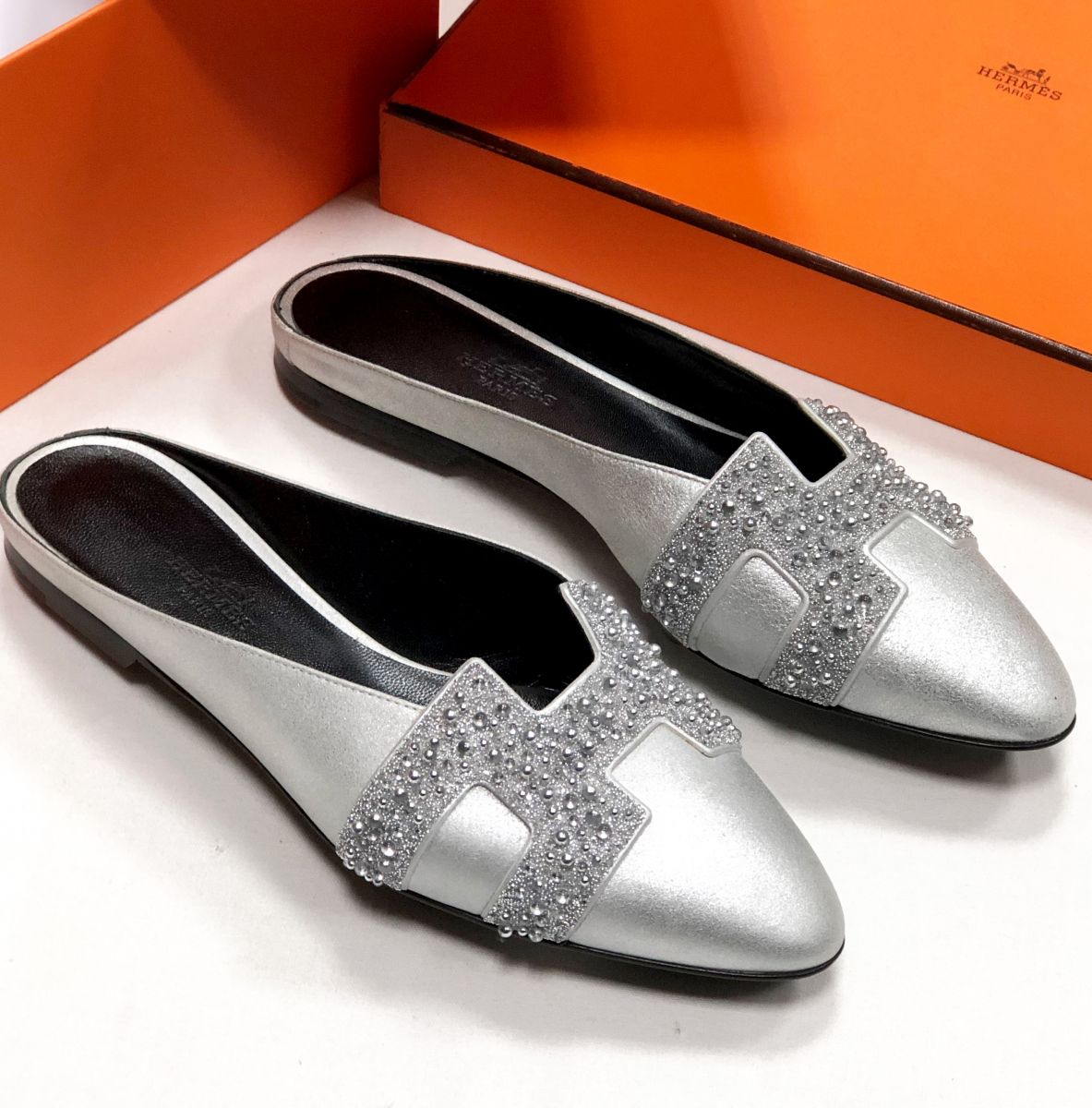 Мюли Hermes размер 36.5 цена 46 965 руб