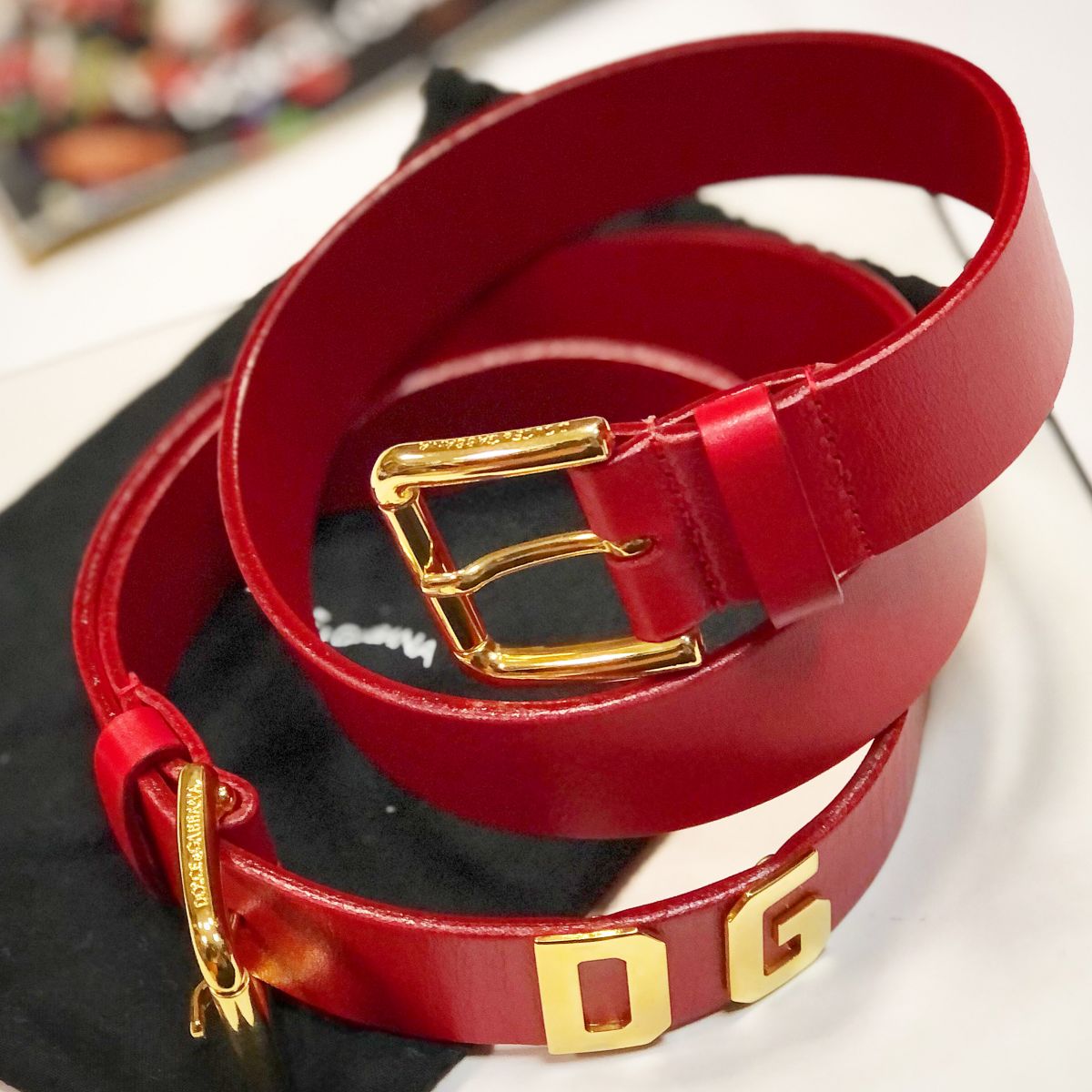 Ремень Dolce Gabbana  размер 44 цена 7 693 руб