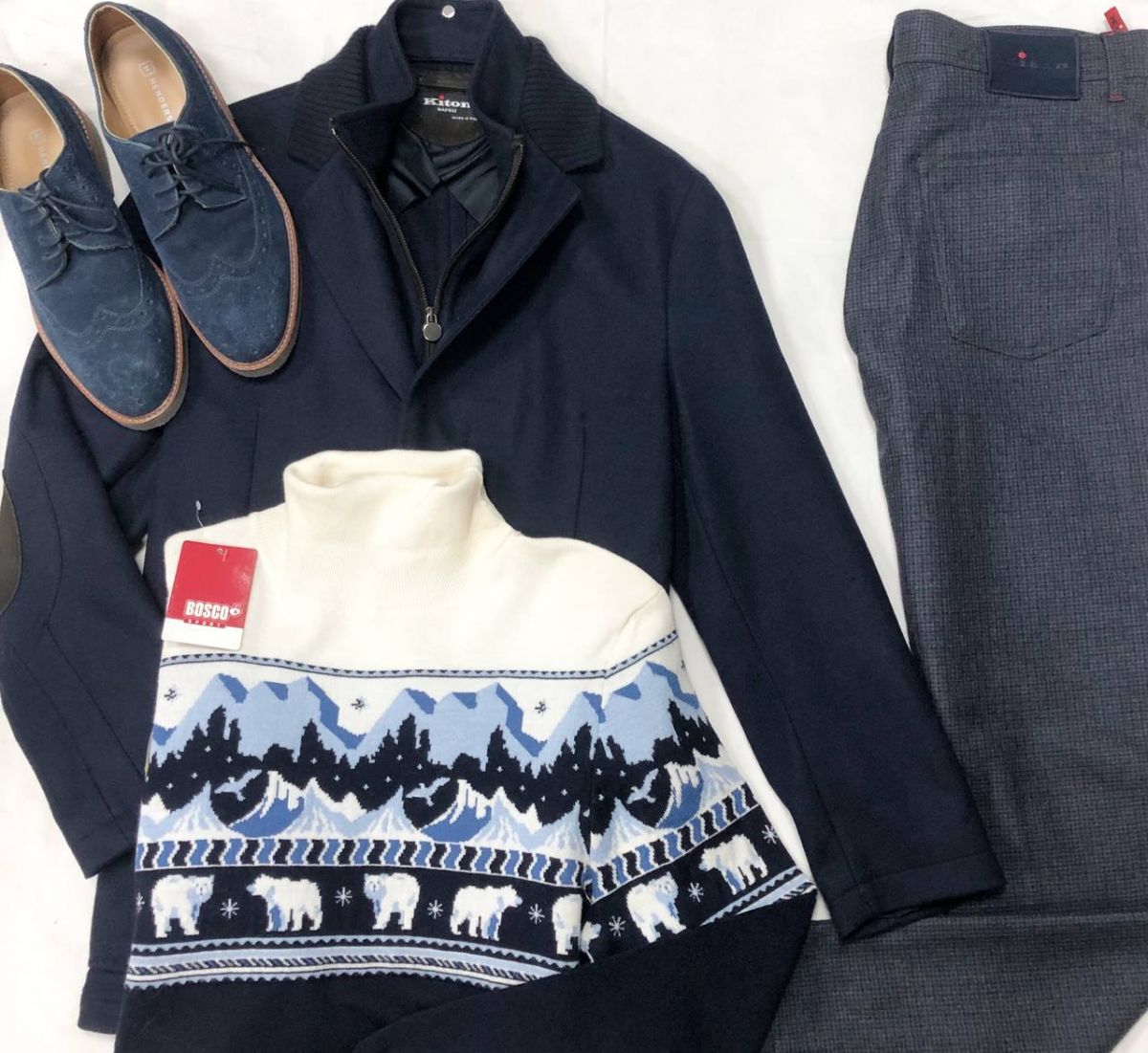 #MechtamenПиджак /куртка /кашемир/ KITON размер М цена 101 758 руб Брюки Kiton размер 52 цена 15 655 руб Свитер BOSCO размер S цена 12 524 руб /новый с ценником/