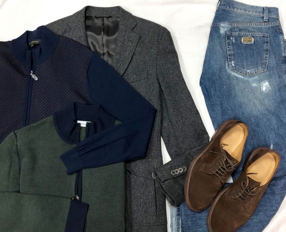 #MECHTAMEN
Пиджак MASSIMO DUTTI размер L цена 4 697 руб 
Ботинки BRUNELLO CUCCINELLI размер 45.5 цена 23 483 руб 
Кардиганы /кашемир/ ALEXANDRO MANZONI / BRIONI / GRAND SASSO / BOSS