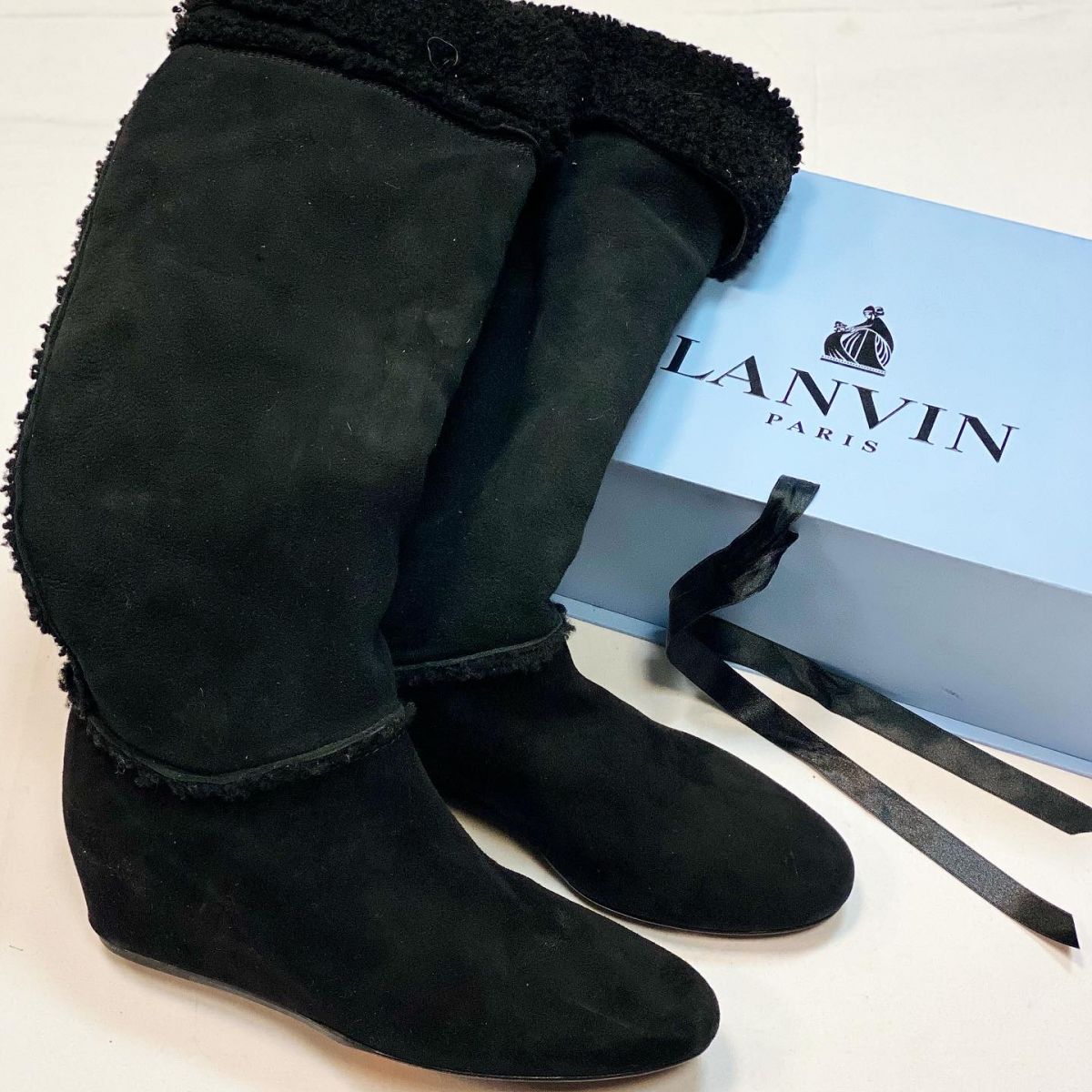 Сапоги / на меху / Lanvin размер 37 цена 7 693 руб 