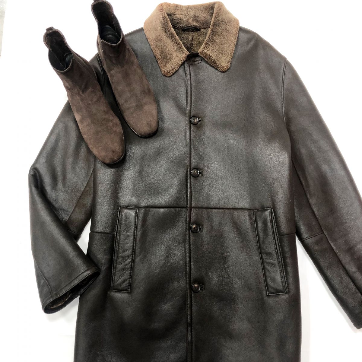 #MECHTAMENДубленка HUGO BOSS размер 56 цена 23 078 руб