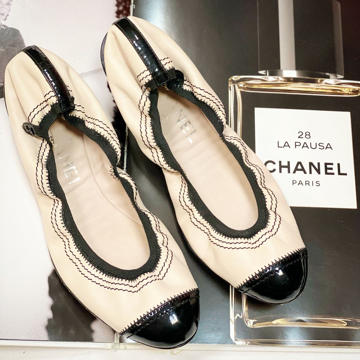 Балетки Chanel размер 37.5 цена 15 385 руб 