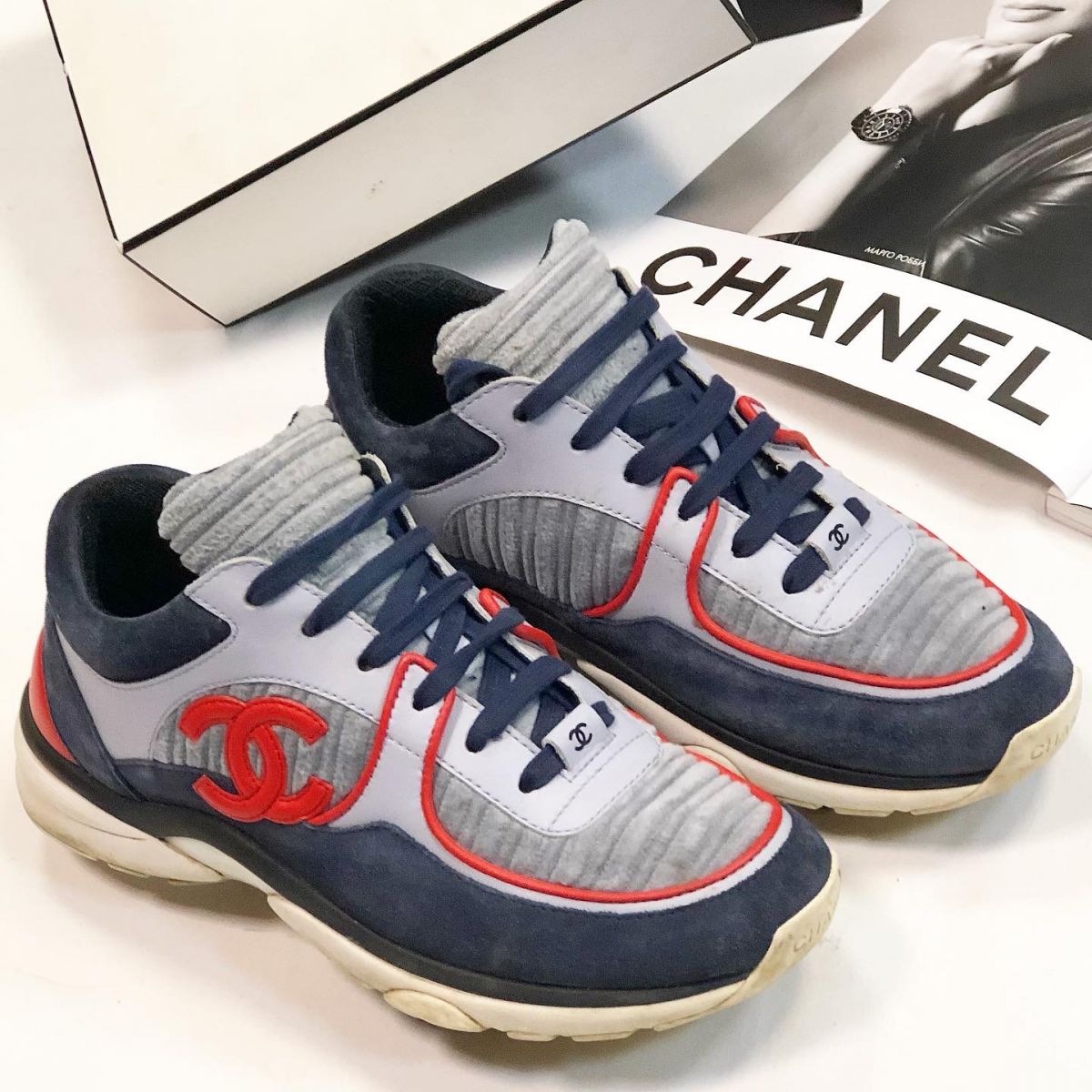 Кроссовки Chanel  размер 37.5 цена 15 385 руб 