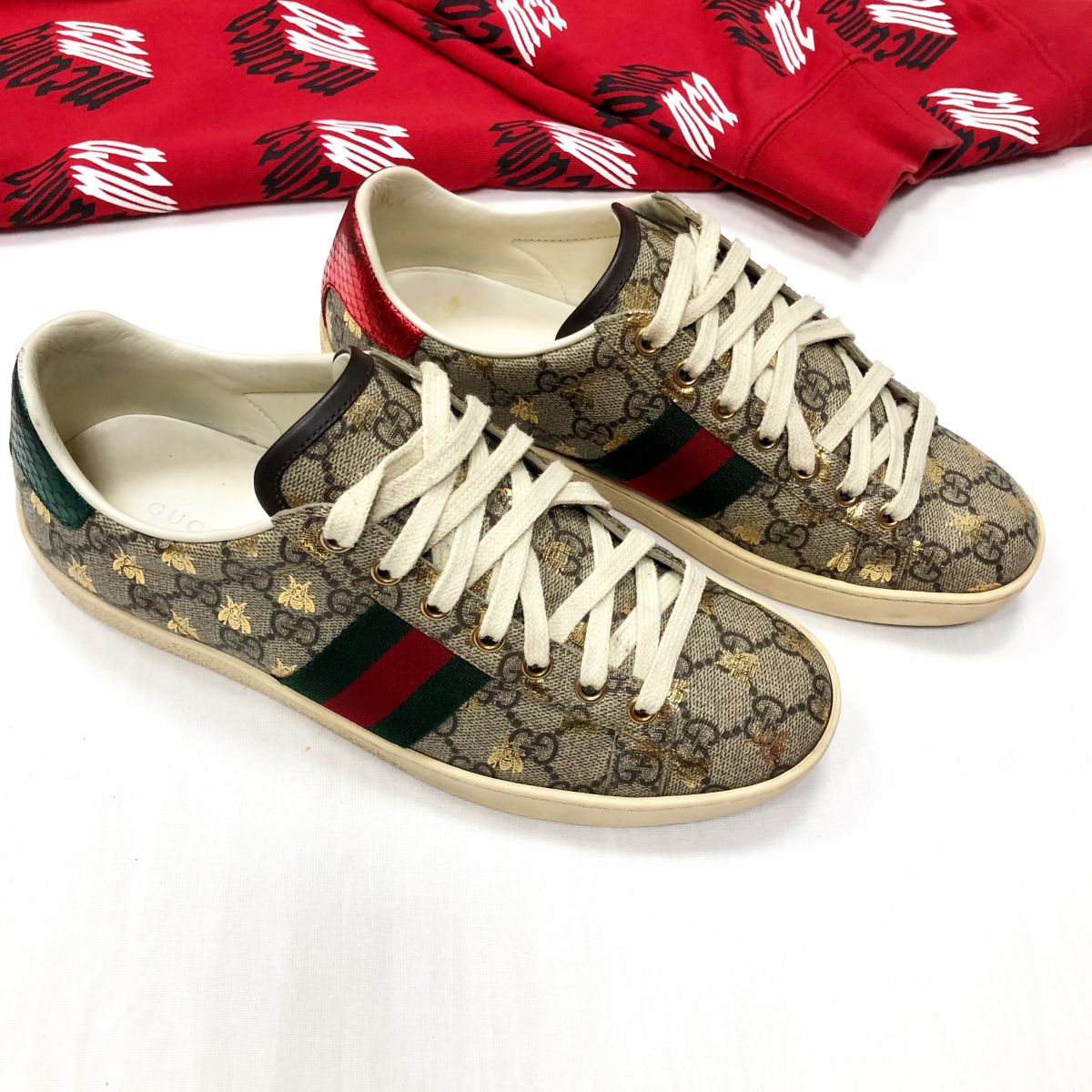 Кеды GUCCI размер 38.5 цена 23 484 руб