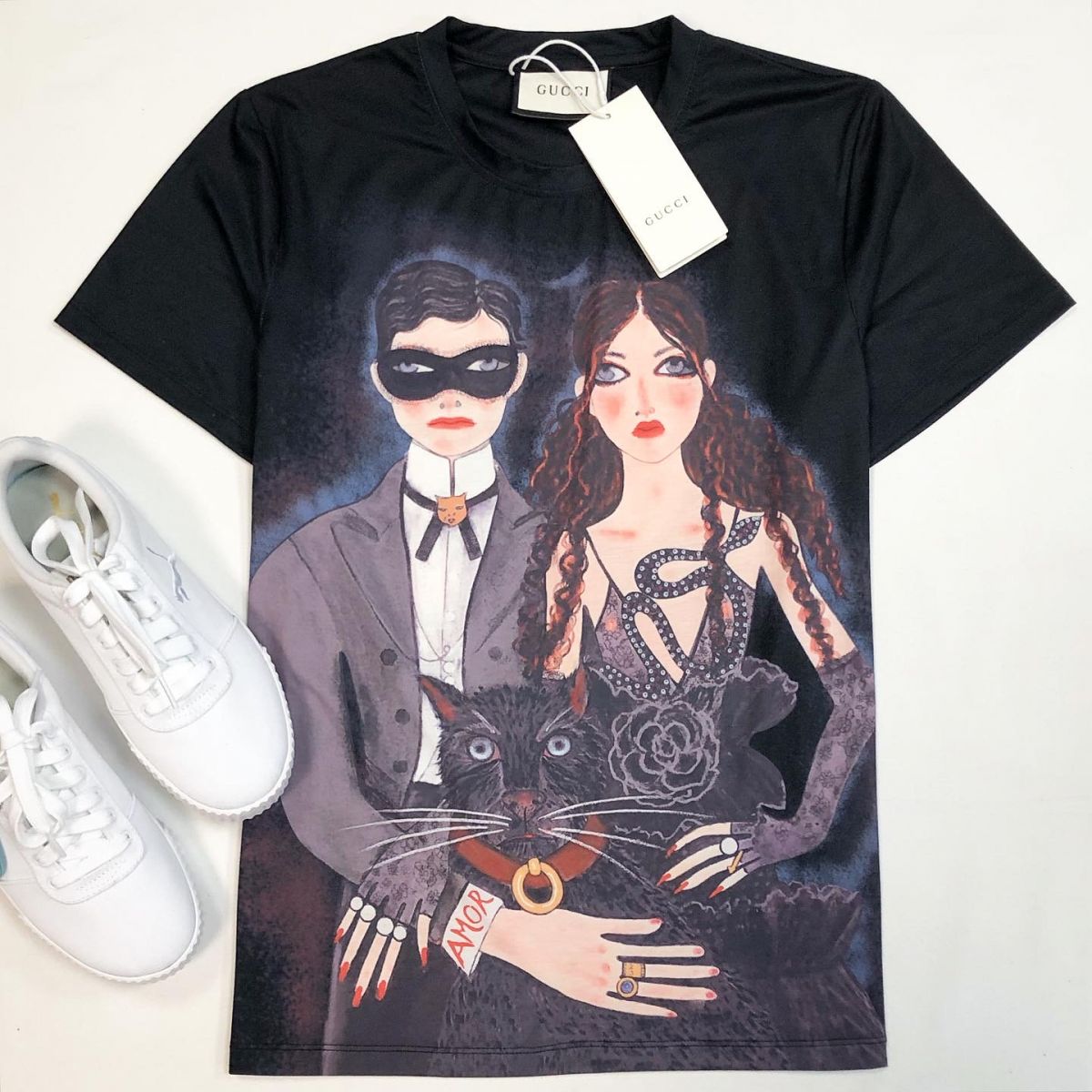 Футболка Gucci размер L цена 12 308 руб 