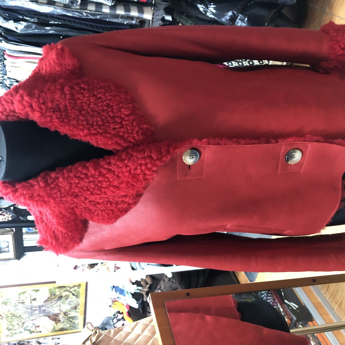 Дублёнка FURFURZA размер М цена 23 483 руб 