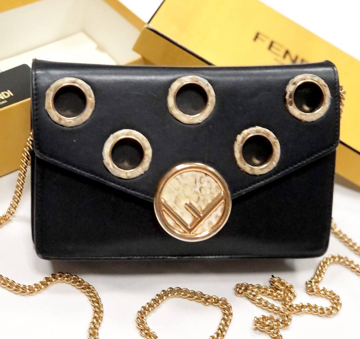 Сумка Fendi размер 20/12 цена 23 483 руб 