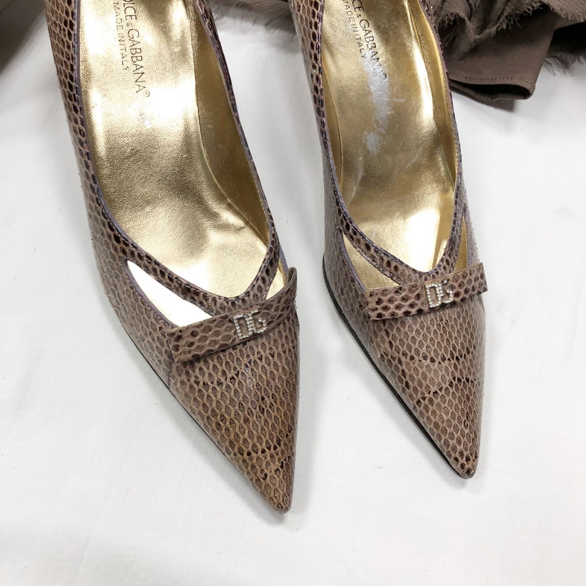 Туфли DOLCE GABBANA размер 36.1/2 цена 15 655 руб