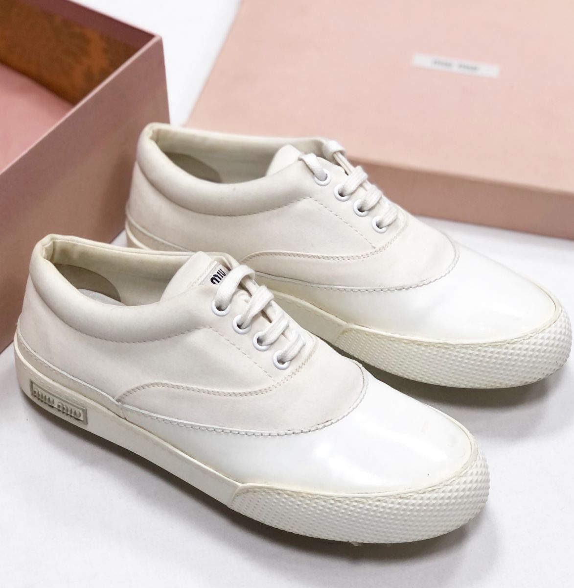 Кеды Miu Miu размер 38 цена 23 483 руб
