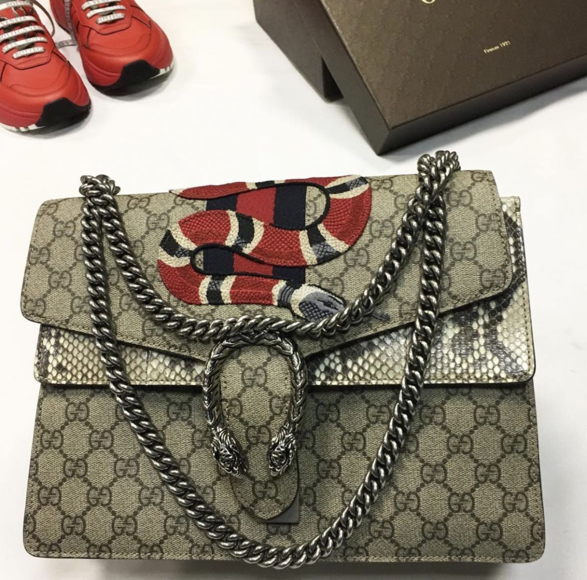 Сумка Gucci размер 25/30 цена 61 540 руб