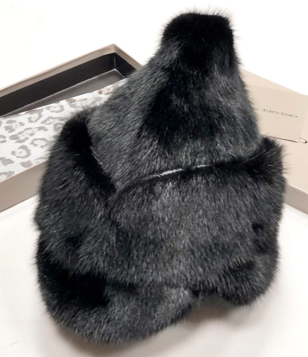 Шапка/ мех норки/ ERMANNO SCERVINO цена 23 483 руб