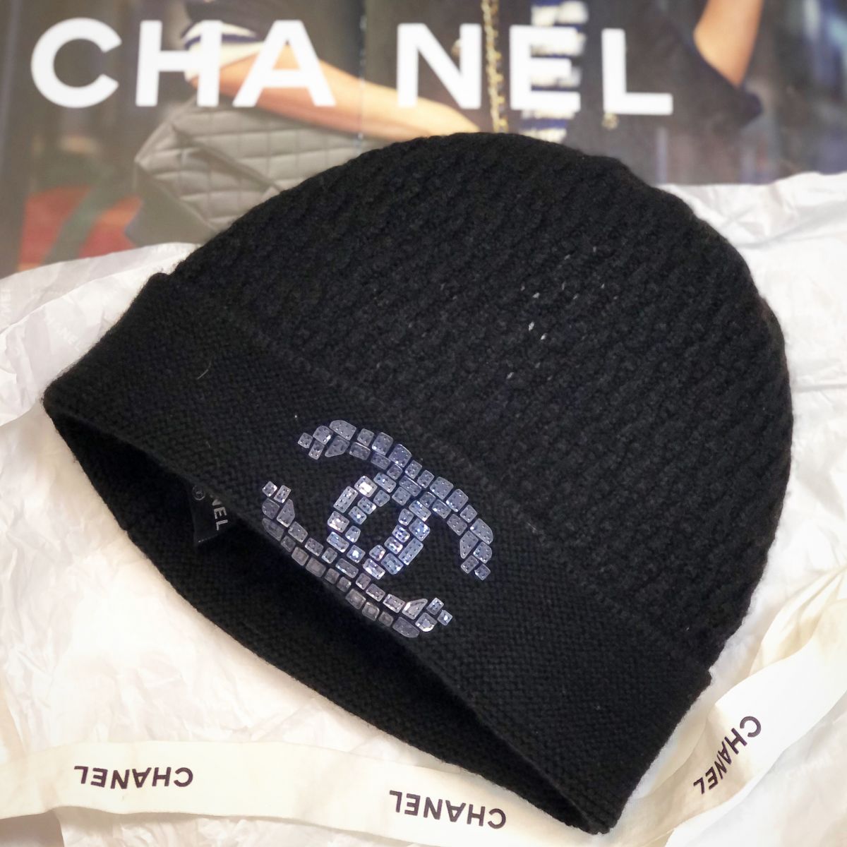 Шапка / кашемир / декоративная отделка / Chanel  цена 15 385 руб 