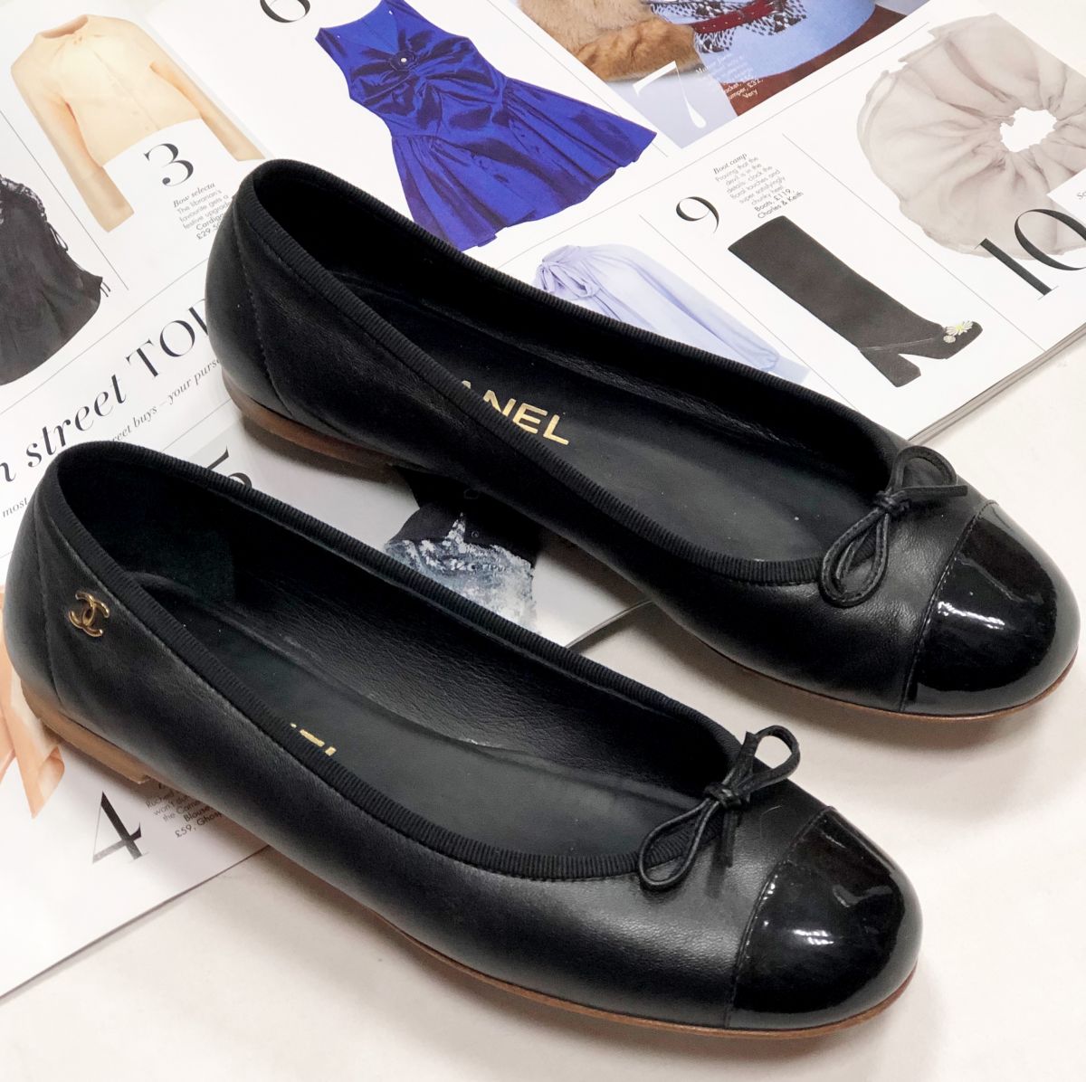 Балетки Chanel размер 36.5 цена 15 655 руб

