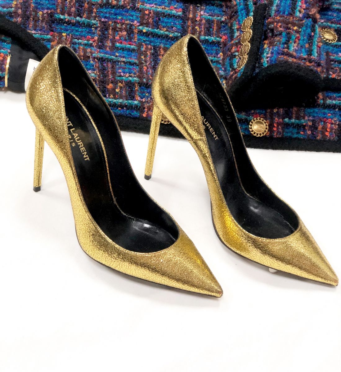Туфли SAINT LAURENT размер 39 цена 23 078 руб 